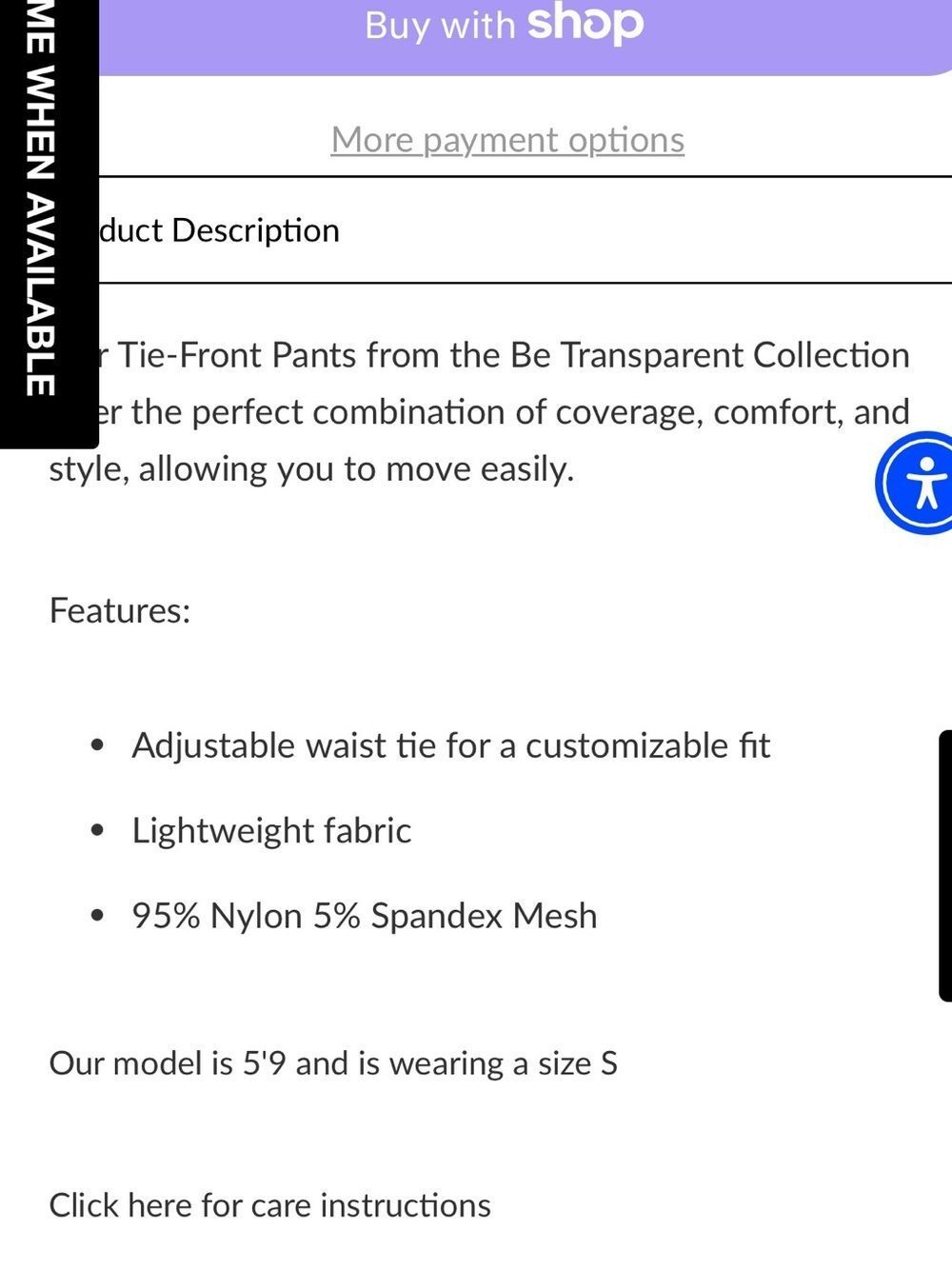 Bleu Rod Beattie Be Transparent Black Cover-Up Pants - Picture 4 of 4